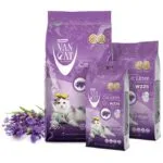 Бентонітовий наповнювач VanCat Lavender для туалету