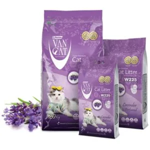 Бентонітовий наповнювач VanCat Lavender для туалету