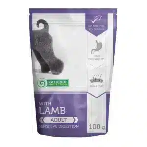Корм Nature's Protection Sensitive Digestion для дорослих собак з ягням, 100 г
