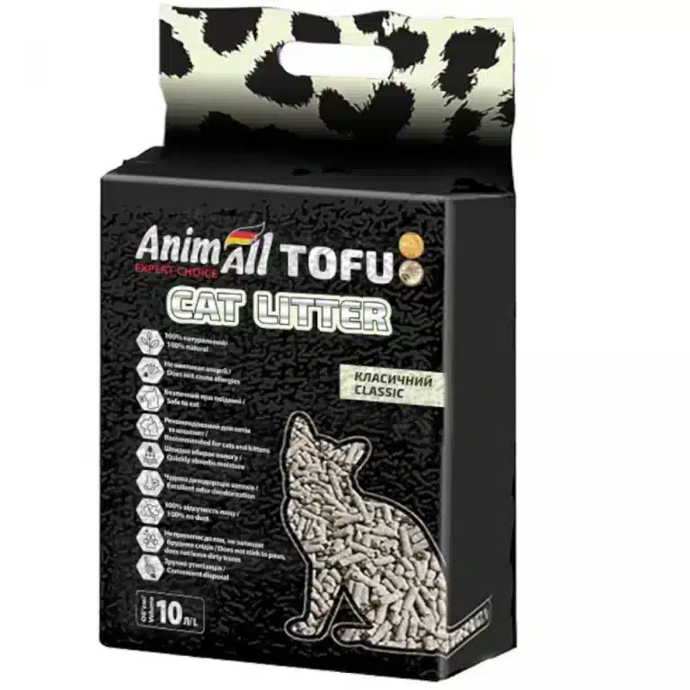 Наповнювач соєвий AnimAll Tofu Classic без аромату для котів
