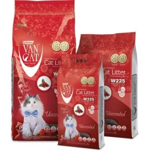 Наповнювач для котячого туалету VanCat Unscented бентонітовий без аромату
