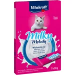 Крем-снек для котів Vitakraft Milky Melody з вершками, знижений вміст лактози, 70 г (7х10г)