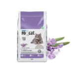 Бентонітовий наповнювач RoCat Lavender Scented для котячого туалету, з ароматом лаванди, 5 л