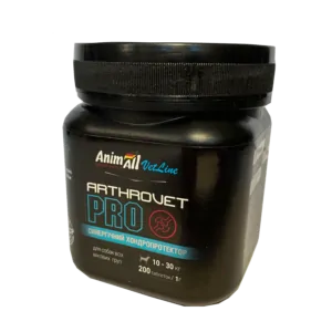 Arthrovet PRO AnimAll VetLine для суглобів для собак середніх порід, 1 г, 200 таб