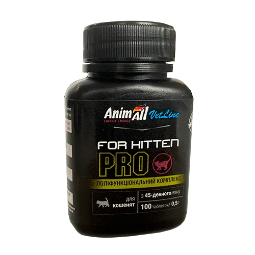 Вітаміни AnimAll VetLine Kitten PRO для кошенят, 100 таб