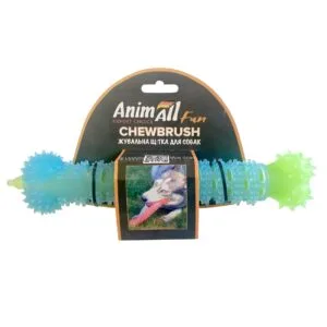 Іграшка AnimAll Fun жувальна щітка-кістка для собак, 24 см