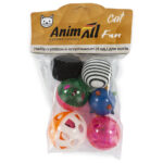 Набор игрушек AnimAll Fun Cat в ассортименте, для котов, 4 шт