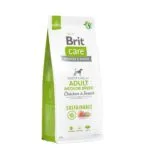 Сухий корм для собак середніх порід Brit Care Dog Sustainable Adult Medium Breed з куркою та комахами