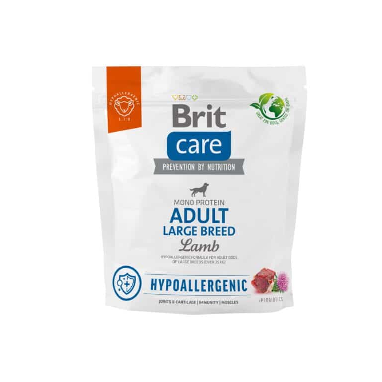 Сухий корм Brit Care Hypoallergenic Adult Large Breed з ягням для собак