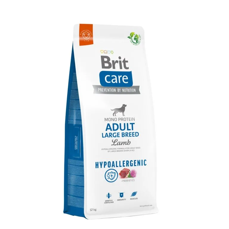 Сухий корм Brit Care Hypoallergenic Adult Large Breed з ягням для собак