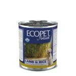 Вологий корм для собак Farmina Ecopet Natural Dog Lamb & Rice з ягням і рисом, 300 г