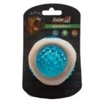 Іграшка AnimAll GrizZzly LED-м'яч біло-синій для собак