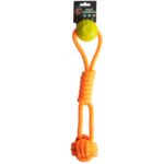 Інтерактивна іграшка AnimAll GrizZzly канат з м'ячиком