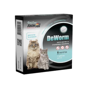 AnimAll VetLine DeWorm від глистів для котів та кошенят