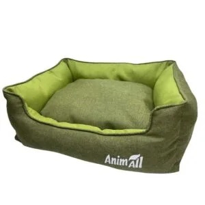 Лежак AnimAll Anna L Salad для котів та собак, 65x51x18 см