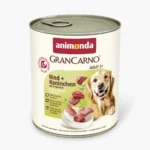 Вологий корм Animonda GranCarno Adult Beef + Rabbit with Herbs з яловичиною, кроликом і травами для собак, 800 г