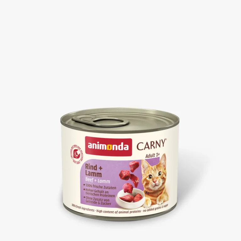Вологий корм Animonda Carny з яловичиною та ягням для котів
