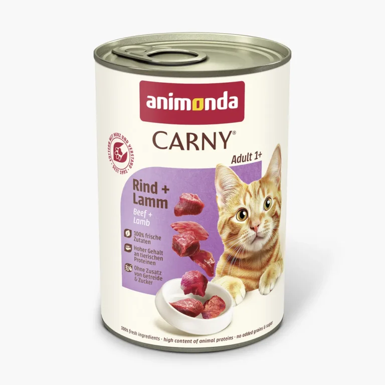 Вологий корм Animonda Carny з яловичиною та ягням для котів