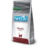 Сухой лечебный корм для кошек Farmina Vet Life Hepatic диет. питание, при хронической печеночной недостаточности