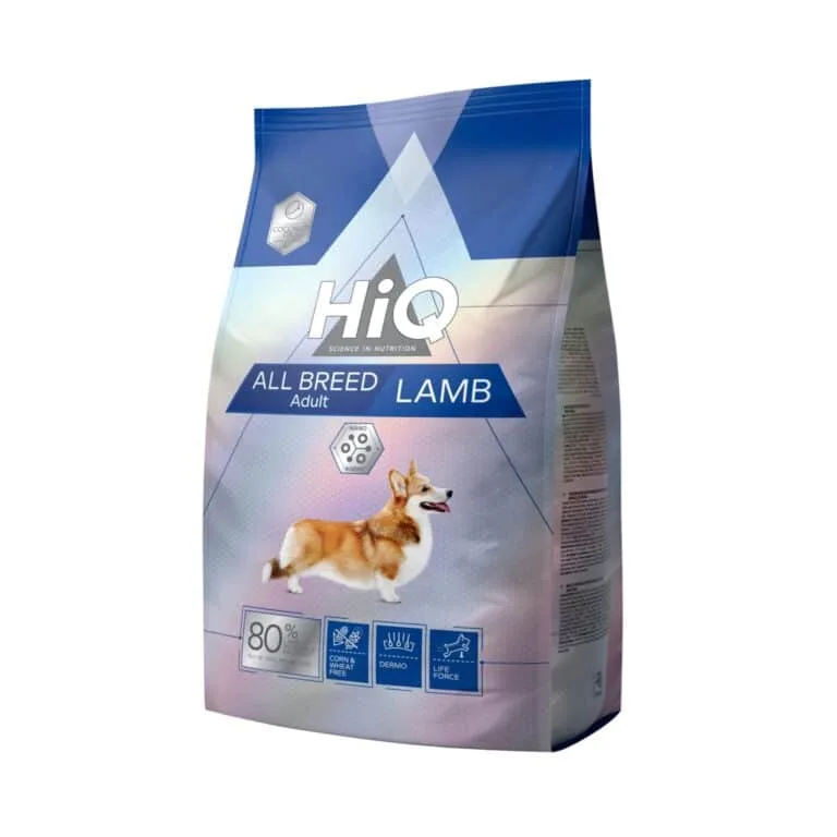Сухий корм HiQ All Breed Adult Lamb з ягнятиною для дорослих собак