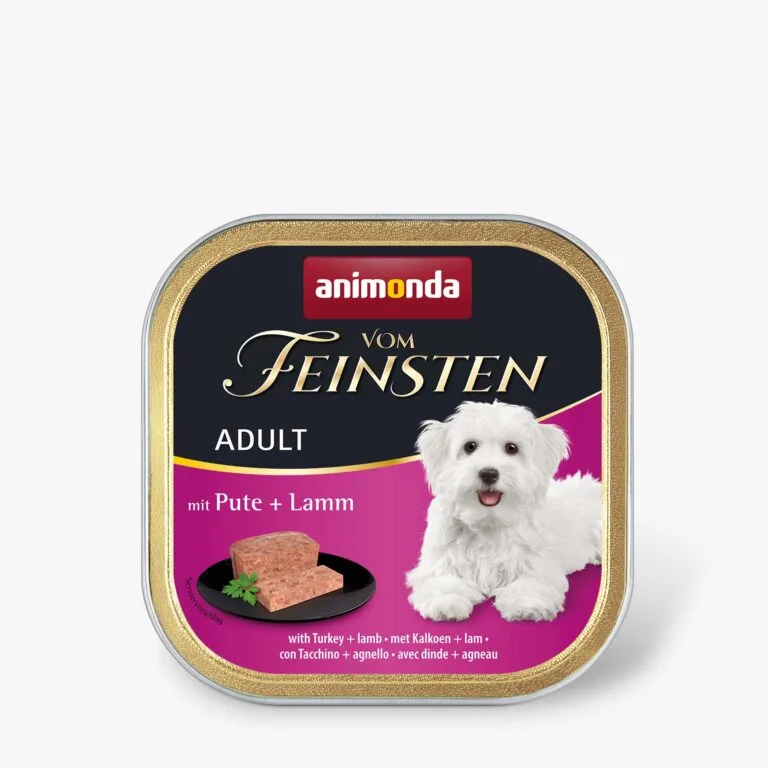 Вологий корм Animonda Vom Feinsten Adult з індичкою та ягням для собак, 150 г