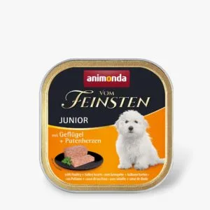 Вологий корм Animonda Vom Feinsten Junior з птицею та індичачими серцями для цуценят