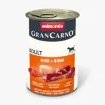 Вологий корм для собак Animonda GranCarno Adult з яловичиною та куркою