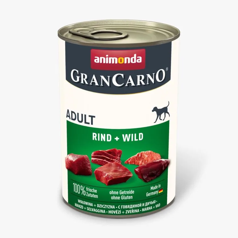 Вологий корм Animonda GranCarno Adult з яловичиною і дичиною для собак