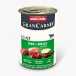 Вологий корм Animonda GranCarno Adult з яловичиною і олениною для собак
