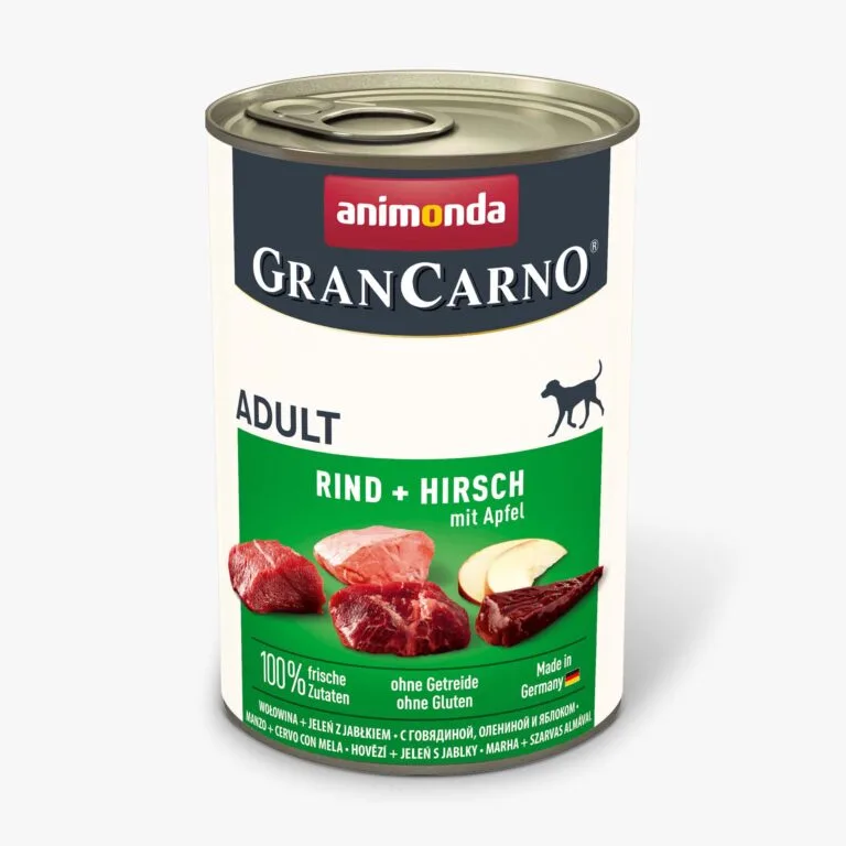 Вологий корм Animonda GranCarno Adult з яловичиною і олениною для собак