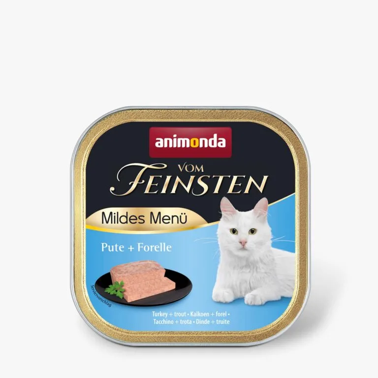 Вологий корм Animonda Vom Feinsten з індичкою та фореллю для котів, 100 г