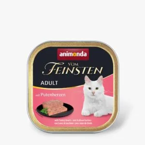 Вологий корм Animonda Vom Feinsten Adult з індичачими серцями для котів, 100 г
