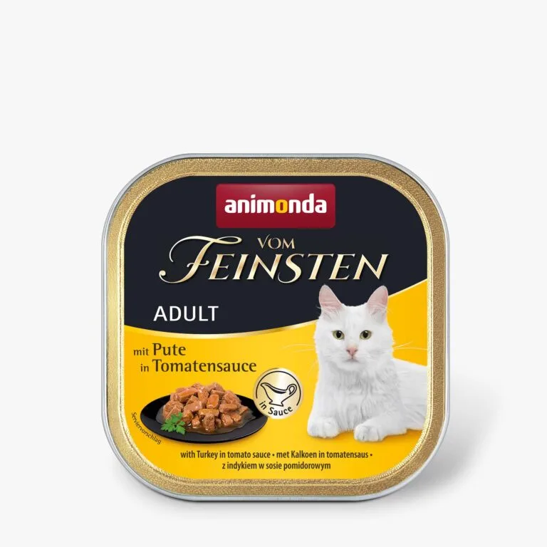 Вологий корм для дорослих котів Animonda Vom Feinsten Adult з індичкою в томатному соусі, 100 г