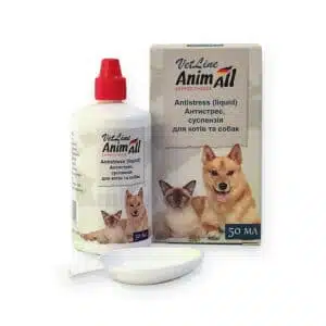 Суспензія AnimAll VetLine Антистрес для собак та котів, 50 мл