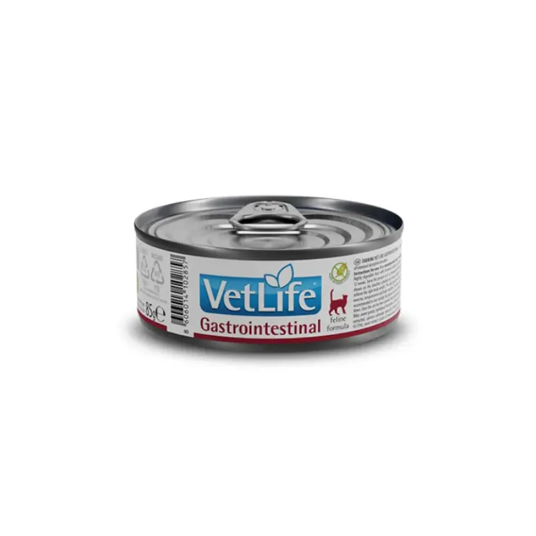 Вологий корм для котів Farmina Vet Life Gastrointestinal при захворюваннях ШКТ, 85 г
