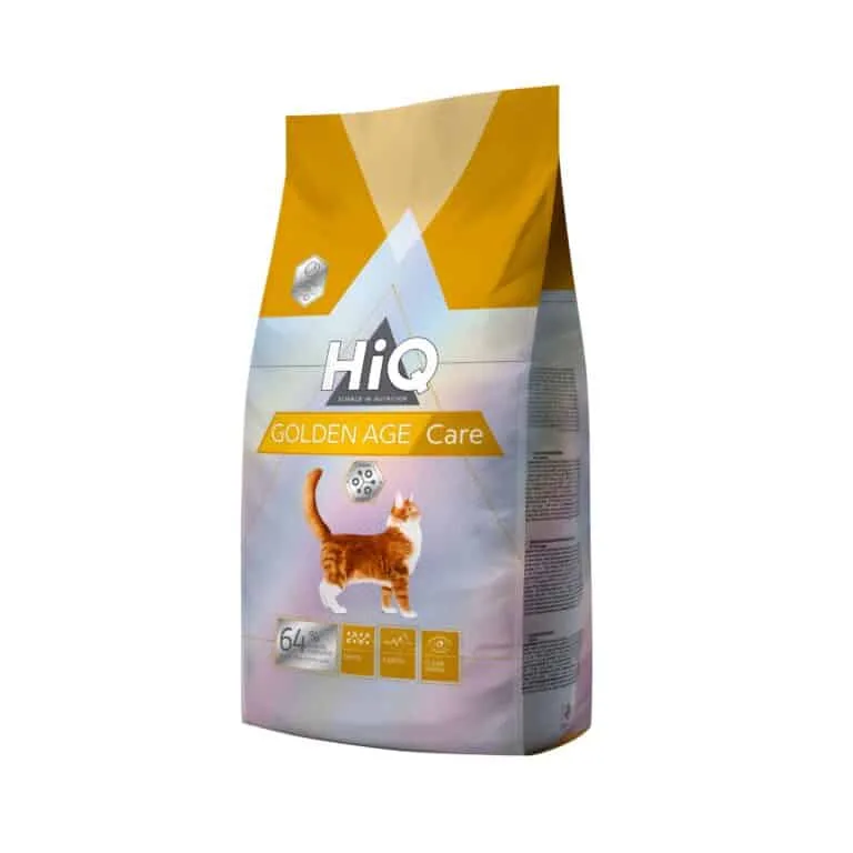 Сухий корм HiQ Golden Age care 10+ для літніх котів