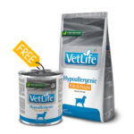 Сухий лікувальний корм для собак Farmina Vet Life Hypoallergenic Fish & Potato при харчовій алергії, 2 кг + Подарунок