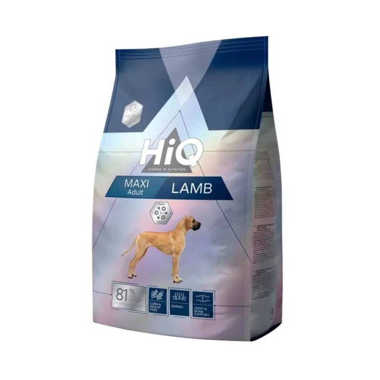Сухий корм HiQ Maxi Adult Lamb з ягнятиною для собак великих порід