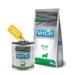 Сухий лікувальний корм для собак Farmina Vet Life Renal для підтримки функції нирок, 2 кг + Подарунок