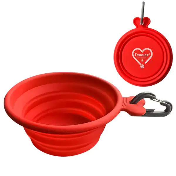 Складна миска для собак та котів 1st Choice Collapsible Silicone 375 мл
