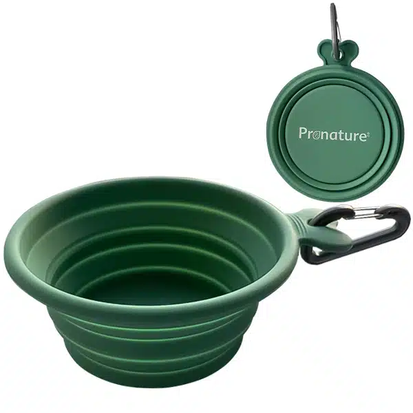 Pronature Collapsible Silicone Pet Bowl ПРОНАТЮР БРЕНДОВАНА СКЛАДАНА МИСКА для собак та котів