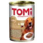 Вологий корм для дорослих собак TOMi 3 Kinds of Poultry з 3 видами птиці
