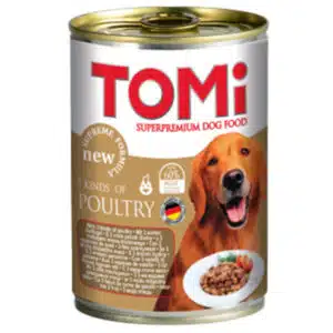 Вологий корм для дорослих собак TOMi 3 Kinds of Poultry з 3 видами птиці