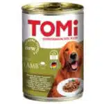 Вологий корм TOMi з ягням для собак