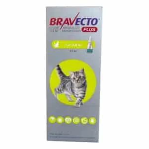 Бравекто Плюс (Bravecto Plus) від бліх та кліщів для котів, 1 піпетка