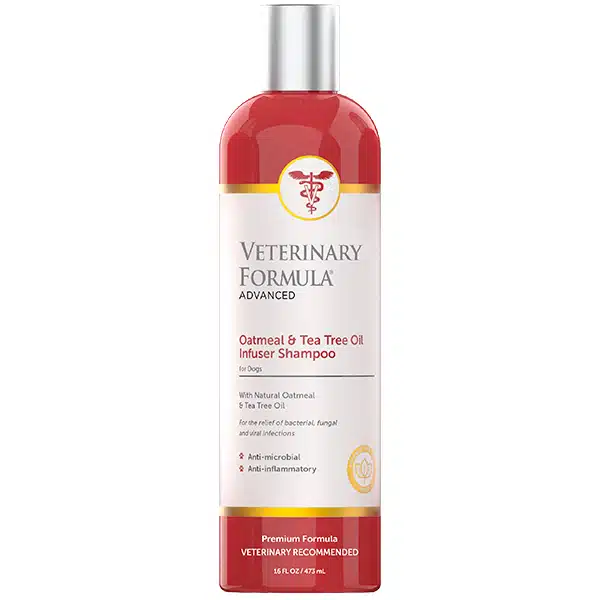 Лікувальний шампунь для собак Veterinary Formula Advanced Oatmeal & Tea Tree Oil антибактеріальний, протизапальний