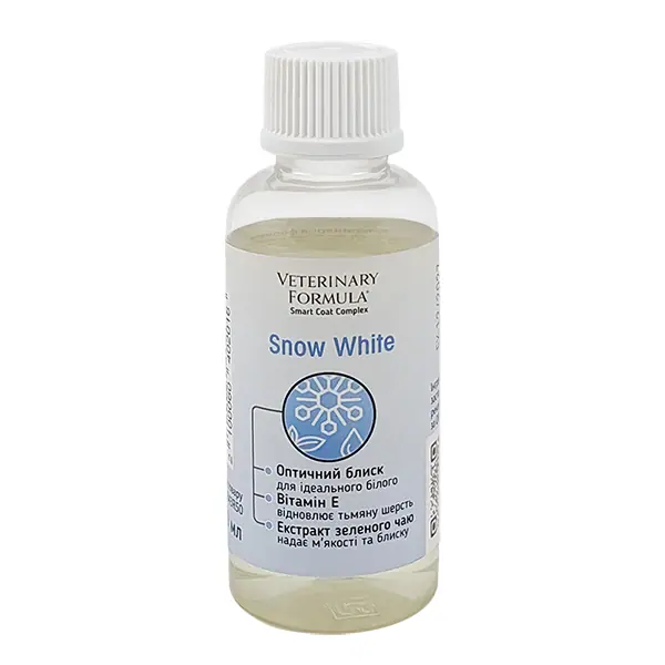 Шампунь Veterinary Formula SCC Snow White для собак і котів