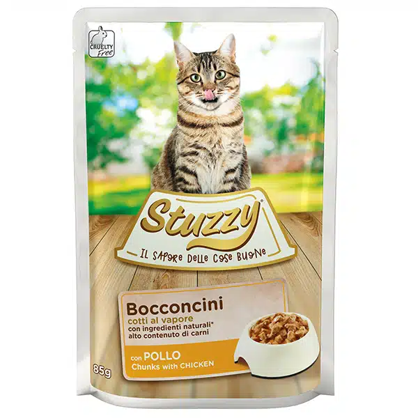 Вологий корм для котів Stuzzy Cat Chicken з куркою в соусі, пауч 85 г