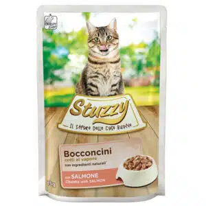 Вологий корм для котів Stuzzy Cat Salmon з лососем в соусі, пауч 85 г