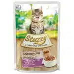 Вологий корм Stuzzy з шинкою і телятиною для котів, 85 г